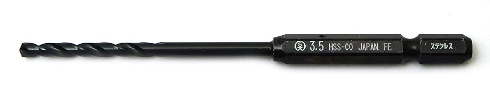 Amazon | 大西工業 6角軸ステンレス用ドリル(NO.26) 3.5mm (金属・金工